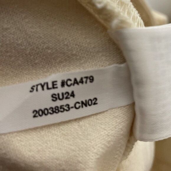 J.CREW Mini Skirt Women 28 Ecru Textured Denim NEW Button Front Pockets CA479 - Picture 14 of 15